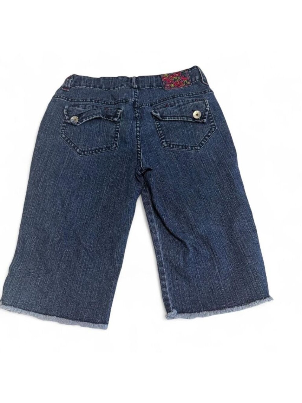 Vintage Y2K Faded Glory Bermuda Shorts Jorts Youth Girls 14 1/2 Summer Retro - Picture 5 of 8